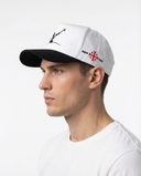 Jerusalem Cross White Cap