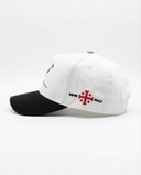Jerusalem Cross White Cap