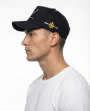 Jerusalem Cross Black Cap